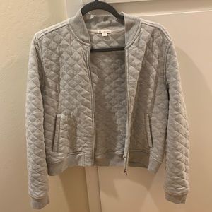 Gap Diamond Quilted Light Grey Jacket